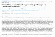 مسیرهای تنظیمی با واسطه میکرو RNAها در بیماری‌های روماتیسمی